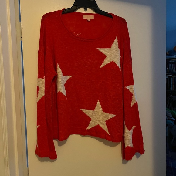 Red Sweater with White Stars - Picture 1 of 1